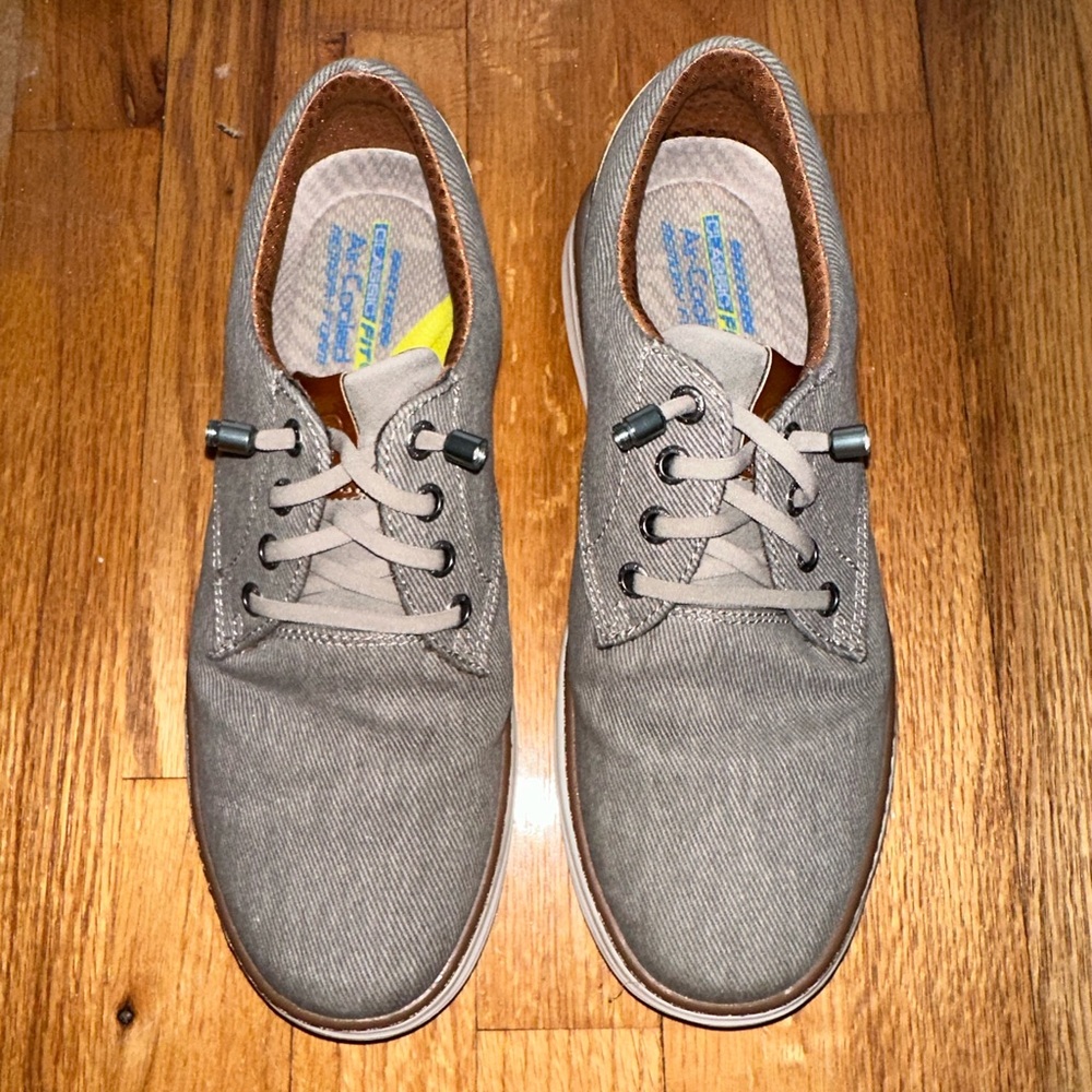 Skechers Men's Ederson Classic Fit Air-Cooled Memory Foam Moreno Shoe Size 7.5 - Picture 11 of 14